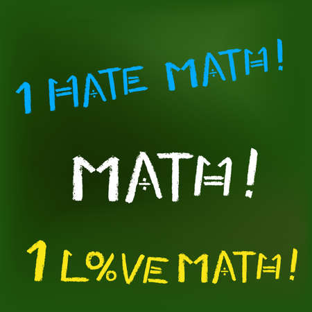 an illustration on the topic of education and mathematics lessons.のイラスト素材