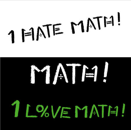 an illustration on the topic of education and mathematics lessons.のイラスト素材