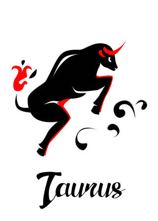 The illustration - zodiac sign in the black color.のイラスト素材