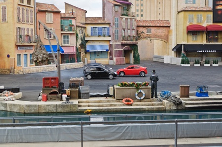 Paris - Disney Studios, 08, 13, 2010 - Moteurs Action Stunt Show Spectacularのeditorial素材