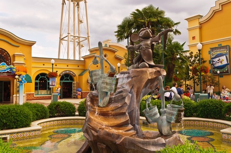 Walt Disney Studios Paris, August, 13, 2010 - Disney Fantasia momumentのeditorial素材