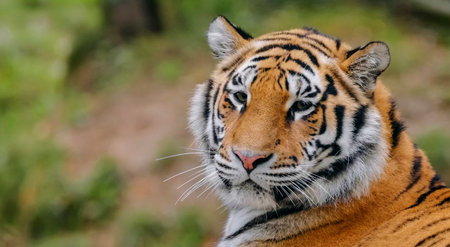 Close-up of beautiful head tiger