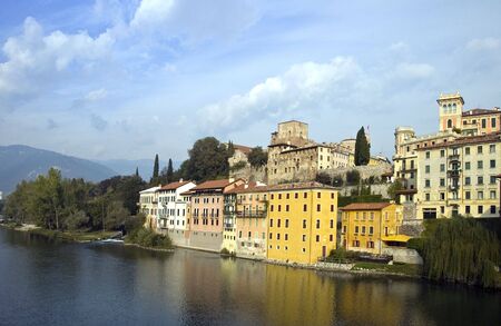  Houses on the riverの写真素材