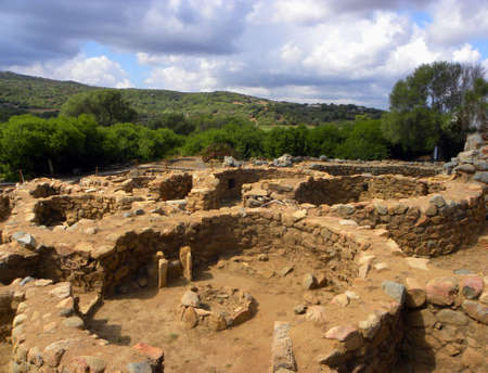       	 ancient village Nuraghe in Sardinia      の写真素材