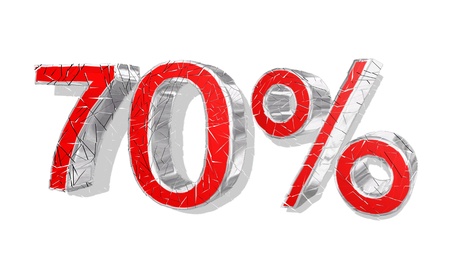  a  sign advertising for sale with discount