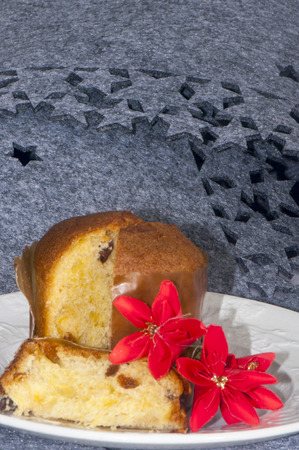   decorations and Christmas gifts from recycled materialの写真素材