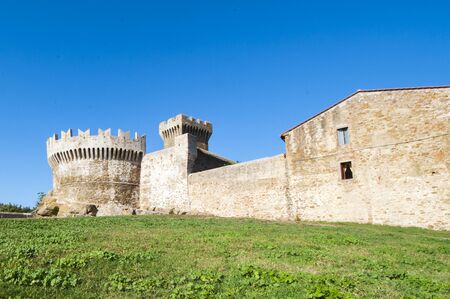 a tower of the walls of Barattiのeditorial素材