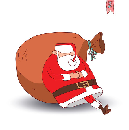 Santa Claus. vector illustration.のイラスト素材