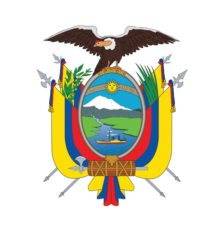 symbol of Ecuador, vector illustrationのイラスト素材