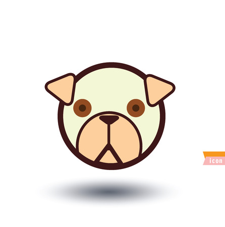 dog icon - vector illustration.のイラスト素材