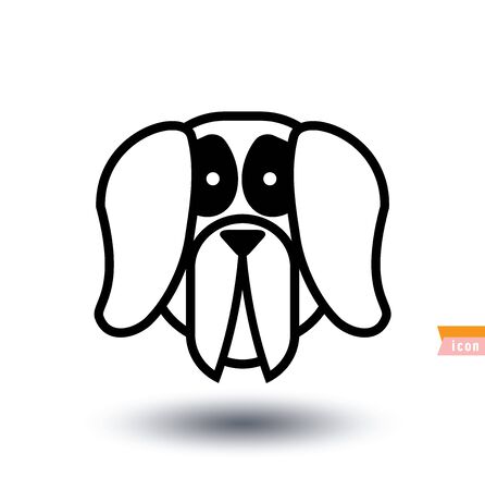 dog icon - vector illustration.のイラスト素材