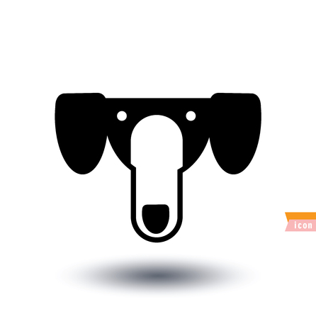 dog icon - vector illustration.のイラスト素材