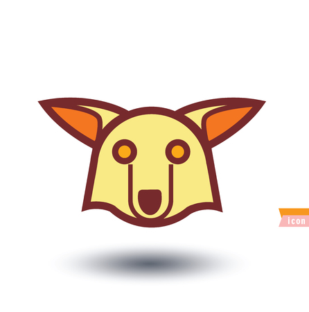 dog icon - vector illustration.のイラスト素材