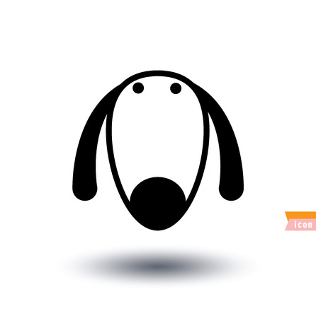 dog icon - vector illustration.のイラスト素材