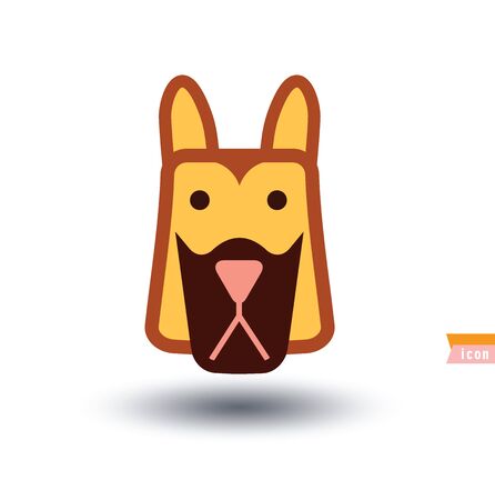 dog icon - vector illustration.のイラスト素材