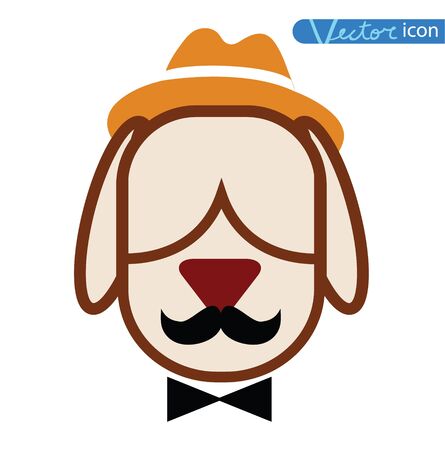 dog icon - vector illustration.のイラスト素材