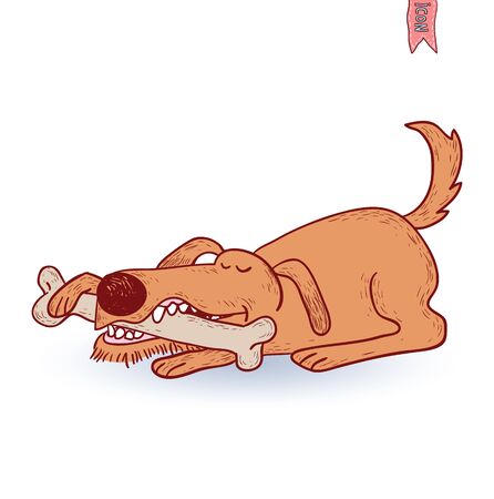 dog icon - vector illustration.のイラスト素材