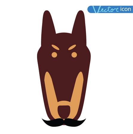 dog icon - vector illustration.のイラスト素材