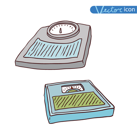 scales icon. vector illustration.のイラスト素材