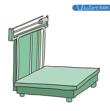 scales icon. vector illustration.のイラスト素材