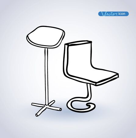 Chair, vector illustration.のイラスト素材