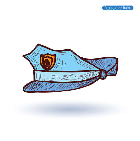 Hat, Hand Drawn, vector illustration.のイラスト素材