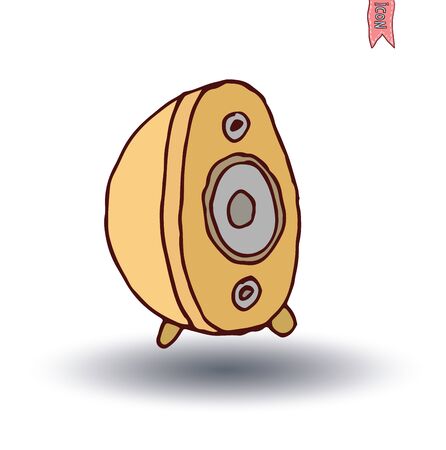 Speaker icon. Vector illustration.のイラスト素材
