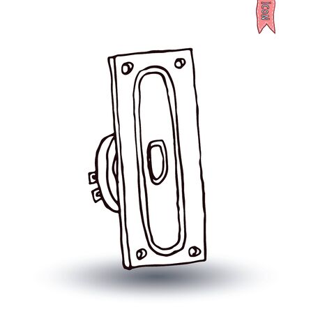 Speaker icon. Vector illustration.のイラスト素材