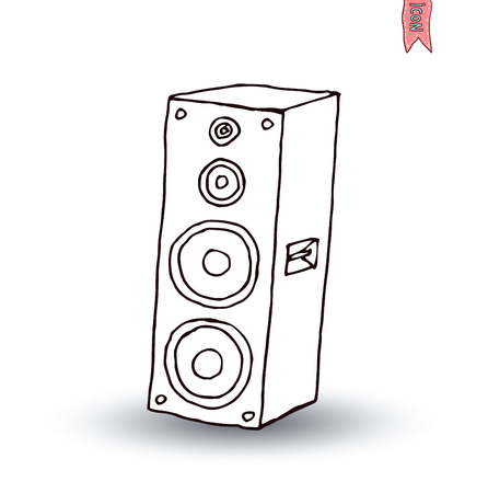 Speaker icon. Vector illustration.のイラスト素材