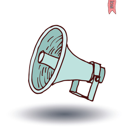 Speaker icon. Vector illustration.のイラスト素材