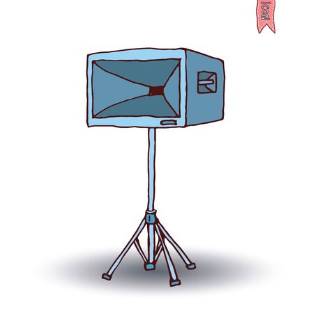 Speaker icon. Vector illustration.のイラスト素材