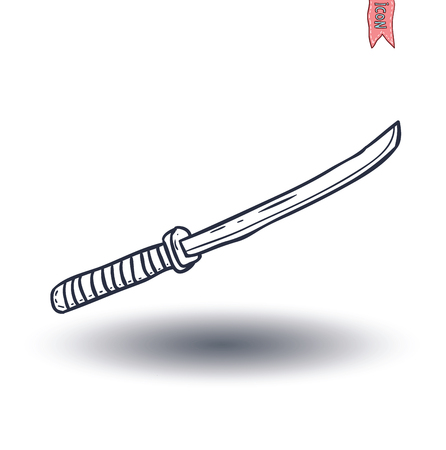 Knife, vector illustrationのイラスト素材