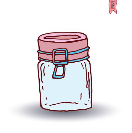Bottle icon, vector illustrationのイラスト素材