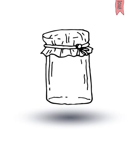 Bottle icon, vector illustrationのイラスト素材