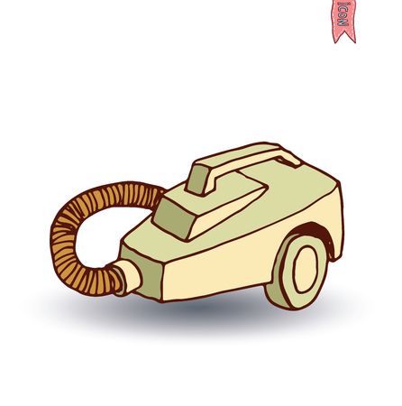 vacuum cleaner icon, vector illustrationのイラスト素材