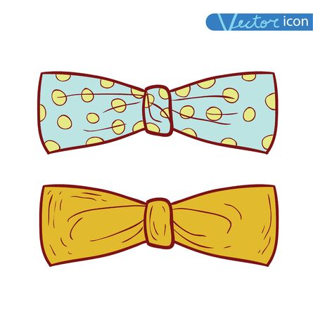 Bow Ties icon vector illustration.のイラスト素材