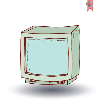 Television vintage   vector illustrationのイラスト素材