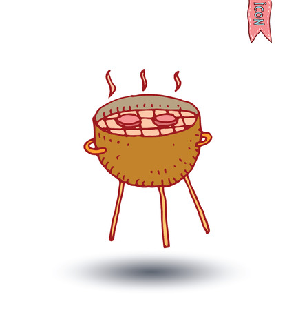 Food icon, vector illustration.のイラスト素材