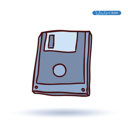 Floppy disks, vector illustration.のイラスト素材