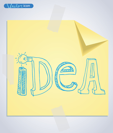 bulb  idea icon, vector illustrationのイラスト素材