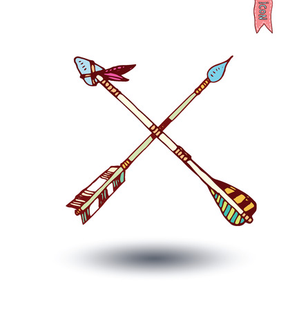 arrows, vector illustrationのイラスト素材