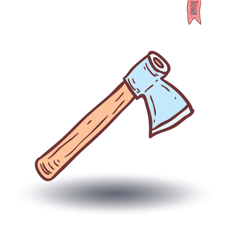 axe tool icon , vector illustration.のイラスト素材