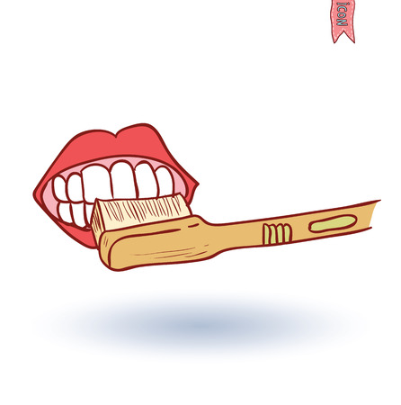 Tooth, vector illustration.のイラスト素材