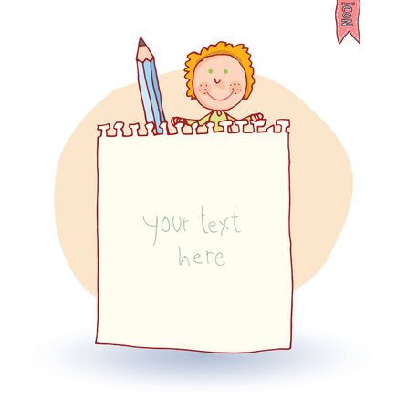 Back to school, Banners and Bookmarks, vector illustration.のイラスト素材