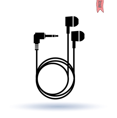 Headphone, hand drawn illustration.のイラスト素材
