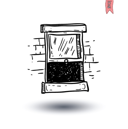 Window icon. Vector illustration.のイラスト素材