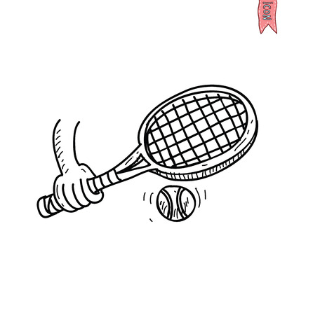 tennis ball icon, vector illustration.のイラスト素材