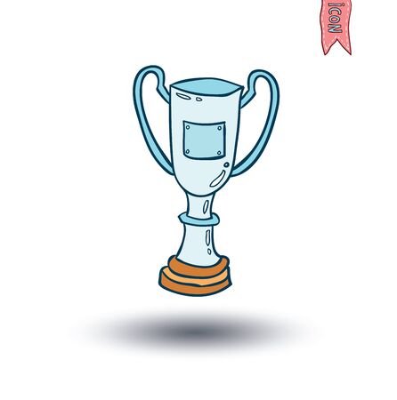 trophy, vector illustration.のイラスト素材