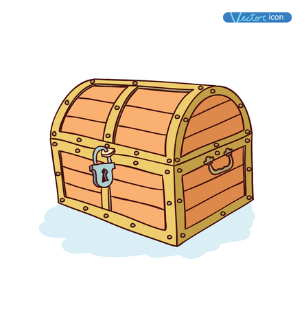 wooden ches. Vector Illustration.のイラスト素材
