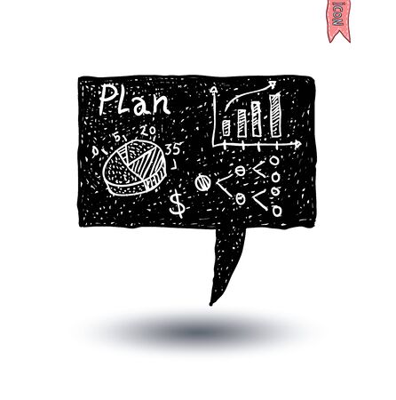 Idea and finance icons, vector illustration.のイラスト素材